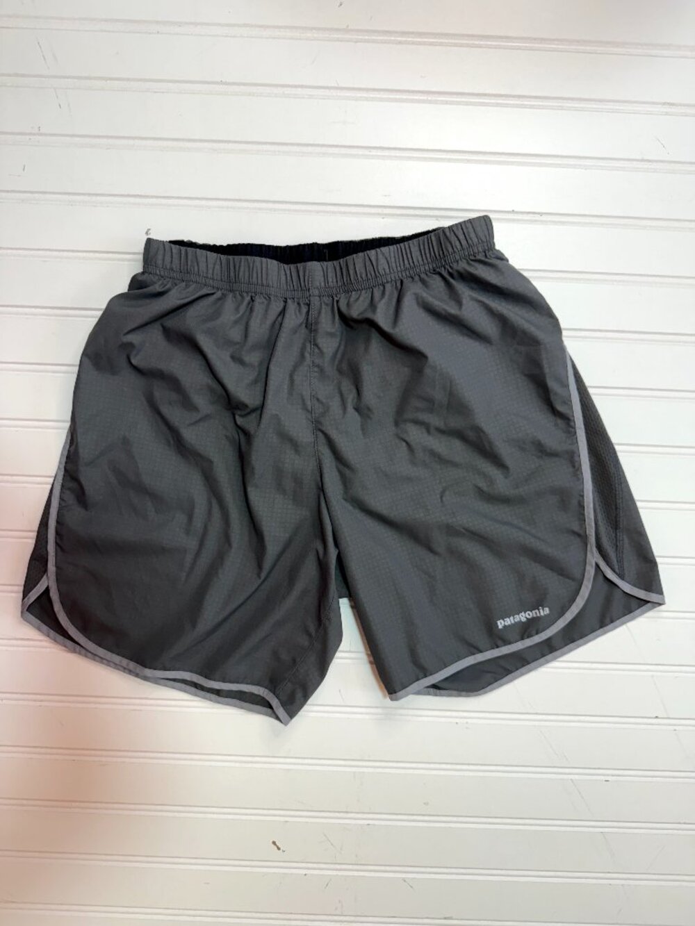 Women's Patagonia Nine Trails Running Shorts Gray Size Small Trail